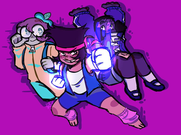 OK K.O. + my OC Prune.