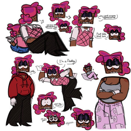Doodle page of my persona.