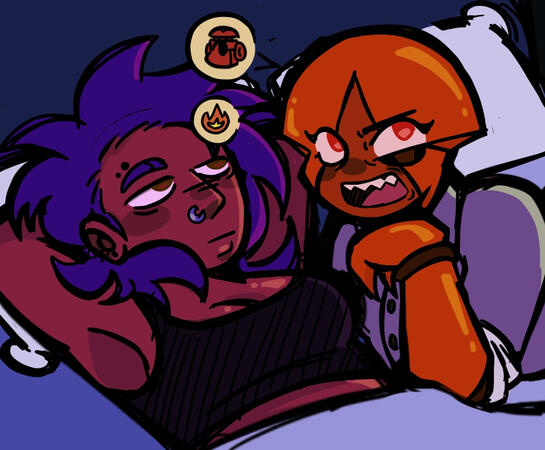 ok K.O. fanart (Shannon and Enid).